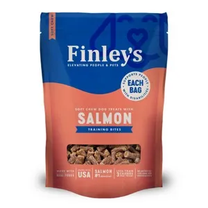 6oz Finley's Salmon Recipe Soft Chew Trainer Bites - Health/First Aid